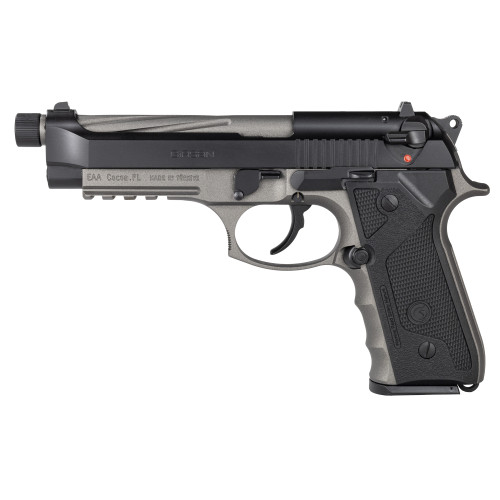 Eaa Girsan Regard MC X 9mm Luger Pistol 4.9" Barrel 18+1 Round Two-Tone Tungsten/Black