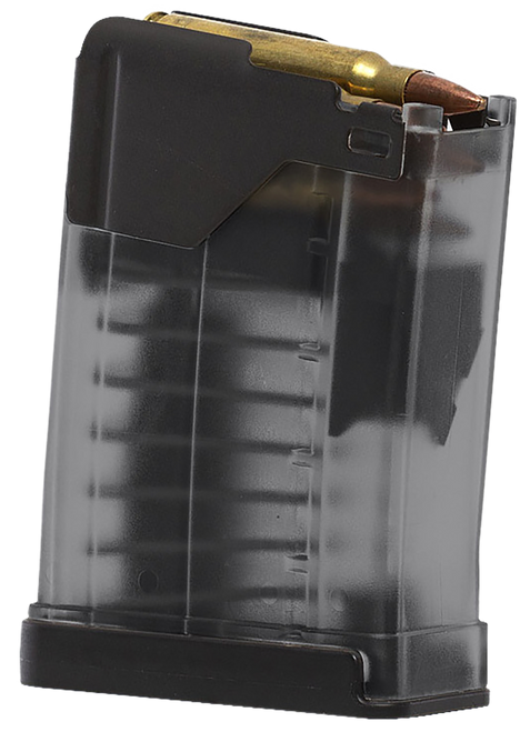Lancer Systems L5 AWM Advanced Warfighter Magazine AR-15 223 Remington, 5.56x45mm 5-Round Polymer Translucent Smoke