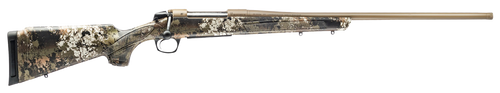 CVA Cascade Bolt Action Rifle 243 Winchester 22" Cerakote FDE Threaded Barrel Cerakote FDE Frame Veil Wideland Field Stock