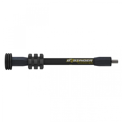 Bee Stinger MicroHex Bow Stabilizer 8" Matte Black