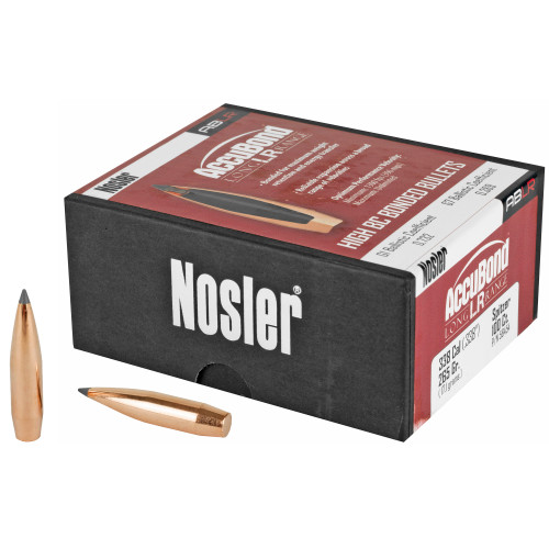 Nosler .338" 265gr AccuBond Long Range SP 100/Box - Image 1