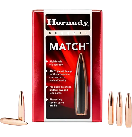 Hornady Match Bullets .30 Cal .308" 208gr BTHP 100/Box
