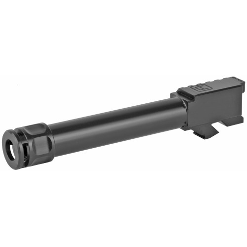 Griffin Armament ATM Barrel for Glock 19 Gen 5 9mm Luger 1/2"-28 Threaded with Micro Carry Compensator Stainless Steel Nitride - Image 1