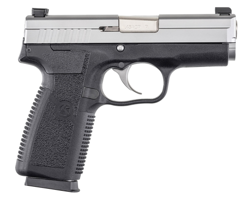 Kahr P45 .45 ACP Pistol 3.4" Barrel 6+1 Round Stainless Slide Black Grip