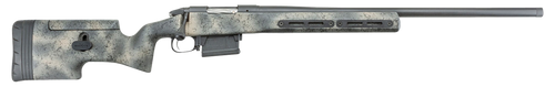 Bergara Premier Ridgeback Bolt Action Rifle 6.5 PRC 26" Barrel Graphite Black Receiver Woodland Camo Stock