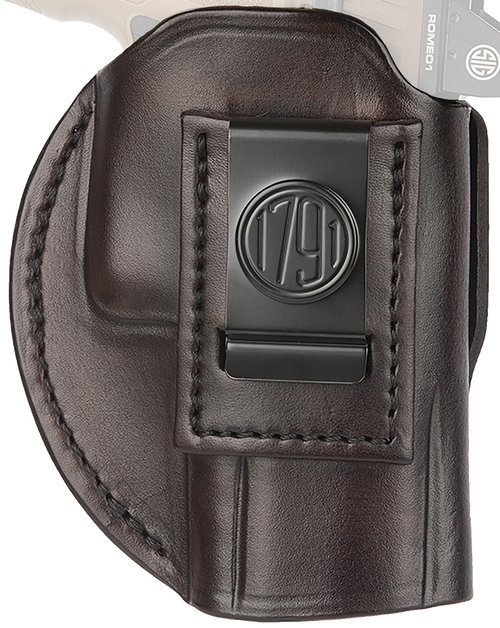 1791 Gunleather 4-Way IWB/OWB Holster Size 6 Signature Brown Right Hand