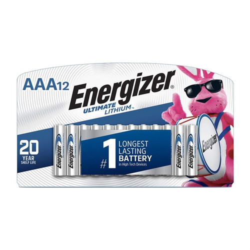 Energizer Ultimate Lithium AAA Battery 12PK Energizer Ultimate Lithium AAA Battery 12PK