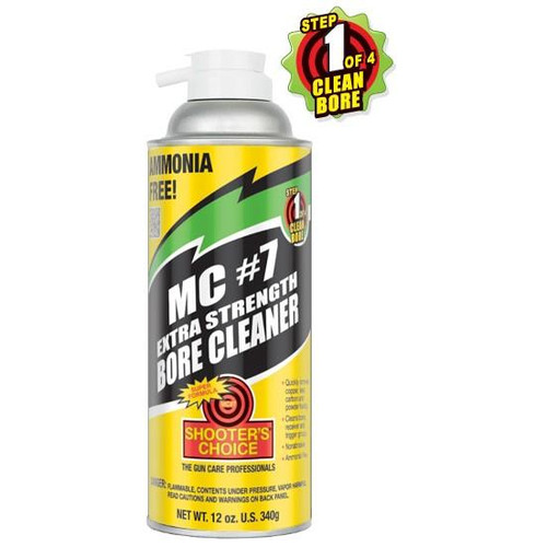 Shooters Choice MC7 Extra Strength Bore Cleaner 12 oz Aerosol