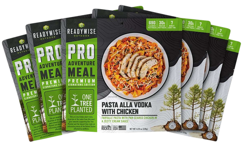 Readywise RW05196 Pasta Alla Vodka with Chicken 2 Servings Per Pouch, 6 Per Case