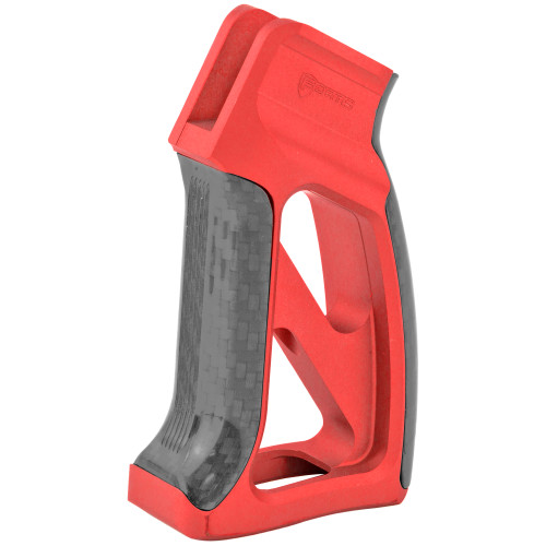 Fortis Manufacturing Torque Pistol Grip Carbon Fiber Red - Image 1
