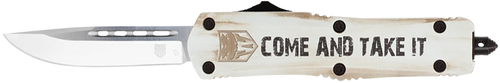 Cobratec Knives MCATIFS3TNS FS-3 Come And Take It 3 Inch OTF Tanto Knife