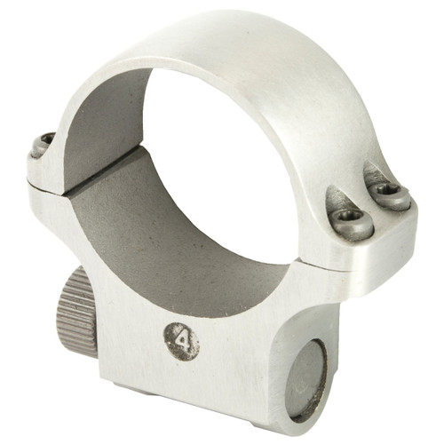 Ruger 4K30 30mm Scope Ring Silver Medium