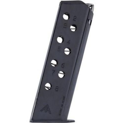 Mec-Gar Magazine with Flat Base Walther PP 32 ACP 8-Round Steel Blue