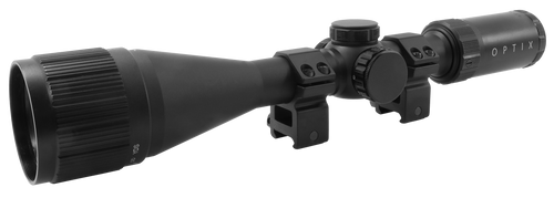 BSA Optix Hunting Rifle Scope 4.5-18x 44mm Illuminated BDC-8 Reticle Weaver Rings Matte