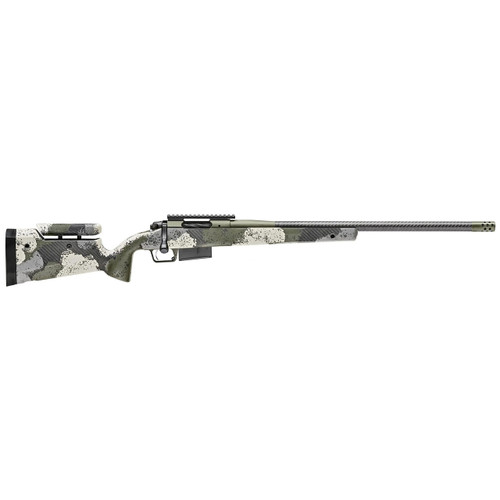 Springfield Armory Model 2020 Waypoint Bolt Action Rifle 300 PRC 24" Carbon Fiber Barrel Evergreen Camo Stock (Adjustable Trigger, 5/8"-24 Threaded Muzzle)