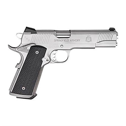 Springfield Armory TRP 45 ACP Pistol 5" Barrel 8+1 Round Stainless Steel Frame Black Grips