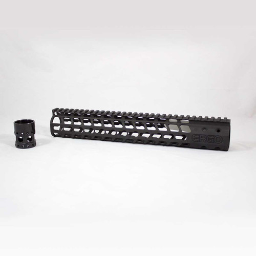 Ergo Grips SuperLite Modular KeyMod Rail System 15" Aluminum Black