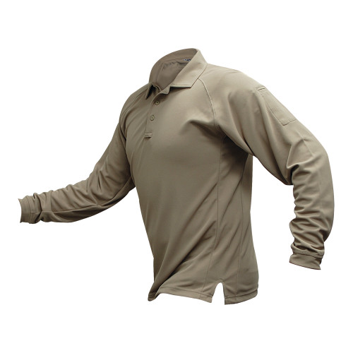 Vertx ColdBlack L/S Polo Tan 3XL