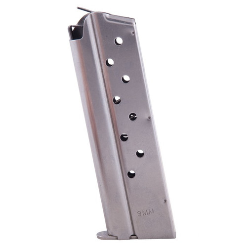 Check-Mate Magazine for 1911 Full 9mm Luger 9 Round Stainless Steel