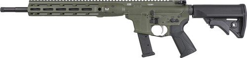 LWRC International IC-Nine Carbine Semi-Automatic Rifle 9mm 16" OD Green/Black Stock