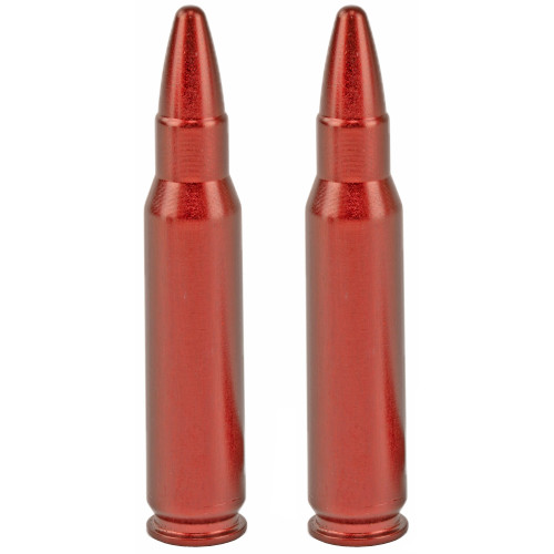 A-ZOOM Action Proving Dummy Round, Snap Cap 308 Winchester Aluminum 2PK - Image 1