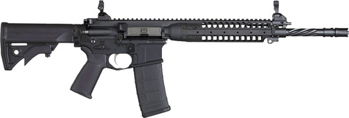 LWRC IC-Enhanced Semi Automatic Rifle 5.56x45mm NATO 16.1" Fluted Black Threaded Barrel Black Frame Black Collapsible Stock - Image 1 LWRC IC-Enhanced Semi Automatic Rifle 5.56x45mm NATO 16.1" Fluted Black Threaded Barrel Black Frame Black Collapsible Stock - Image 1