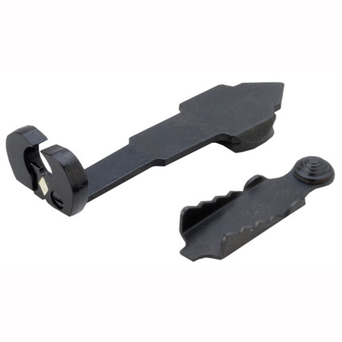 Marble's Sporting Rear Sight Carbine-Style 1-7/8" Short Blade Full Buckhorn with Double Step Elevator .300 to .510 Height Steel Blue