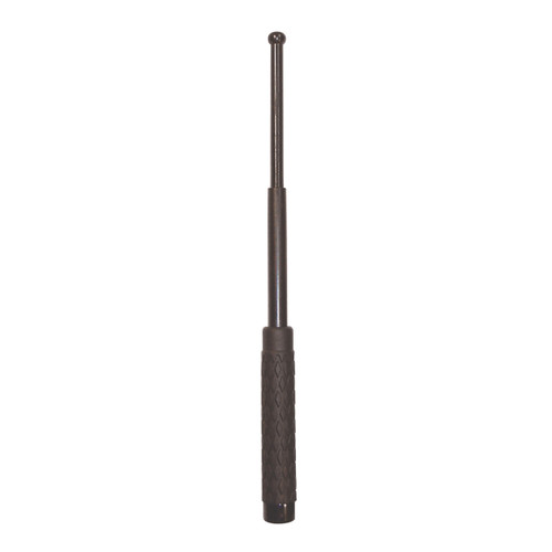 PS Products Expandable Baton 16" Rubber Handle Black