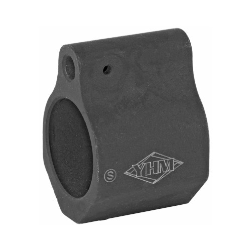 Yankee Hill Suppressor Gas Block Low Profile Set Screw AR-15, LR-308 .750" Inside Diameter Steel Matte - Image 1
