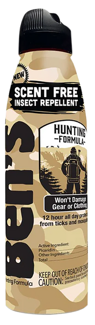 Ben's Hunting Formula Scent Free Insect Repellent 6 oz