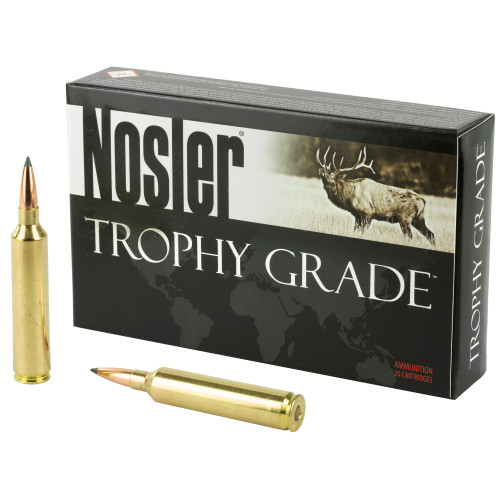 Nosler Trophy Grade 26 Nosler Ammo 142 Grain Nosler AccuBond Long Range Bonded Polymer Tip Box of 20 - Image 1