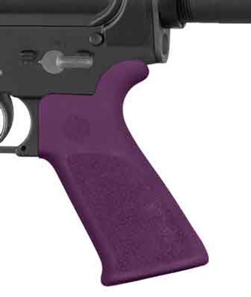 Hogue AR-15 Beavertail Grip Purple - Image 1