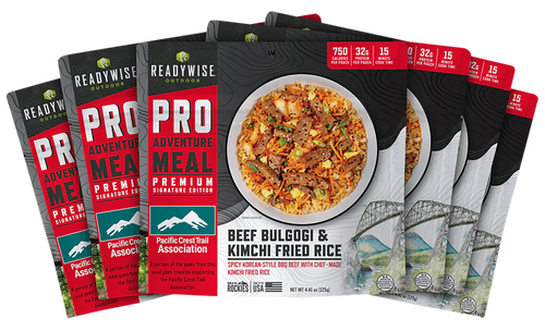 Readywise RW05194 Outdoor Food Kit Beef Bulgogi & Kimchi Rice 6 Servings