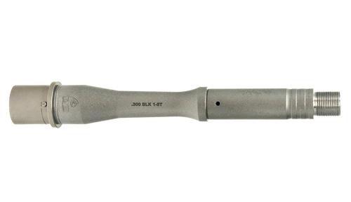 Faxon Match Series Barrel AR-15 300 AAC Blackout Gunner Contour 1 in 5" Twist 7.5" Barrel Matte Stainless Steel