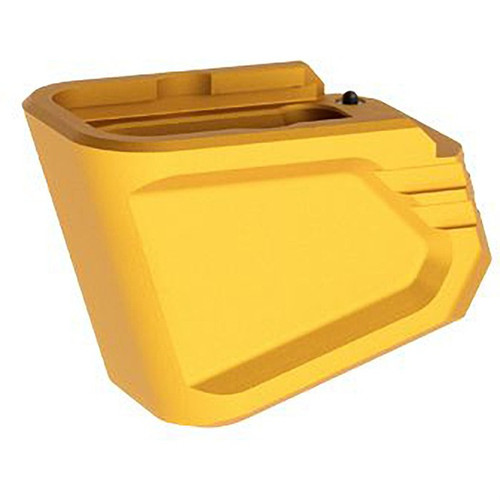 `+5/4 MAGAZINE EXTENSION FOR GLOCK 17/22/34/35/19X/45 GOLD
