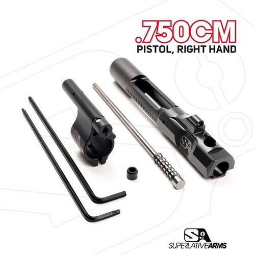 Superlative Arms Adjustable Gas Piston System AR-15, .750" Gas Block (Bleed Off, Clamp On)
