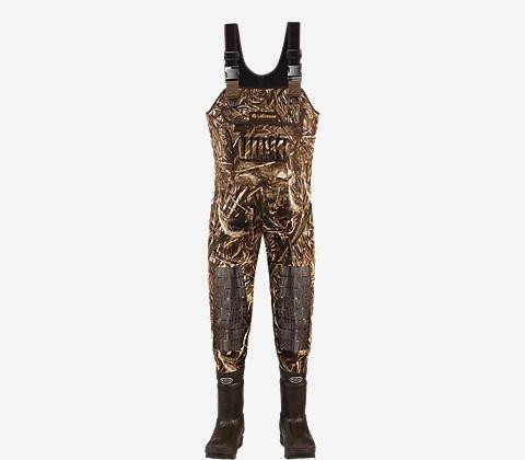 LaCrosse Men's Brush Tuff Extreme 1600 Gram Insulated Boot Foot Chest Waders Realtree Max-5 9 Medium