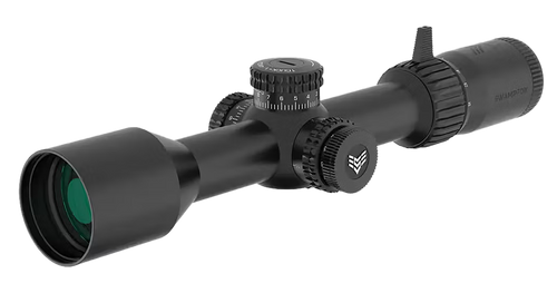 Swampfox Optics Kentucky Long Rifle Scope 2-12x44mm Illuminated Sharpshooter MOA Reticle Black