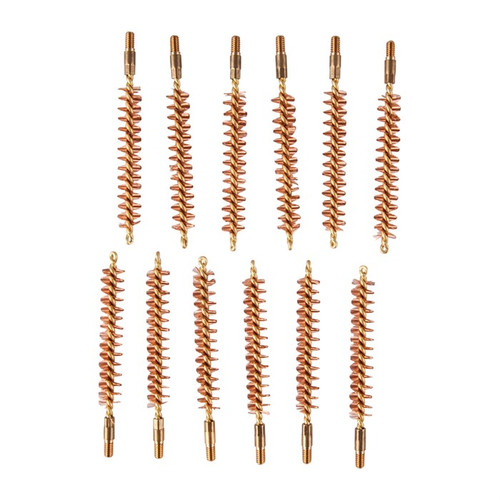 BRONZE RIFLE BORE BRUSH, 41 CALIBER, 8-32M, 12 PACK