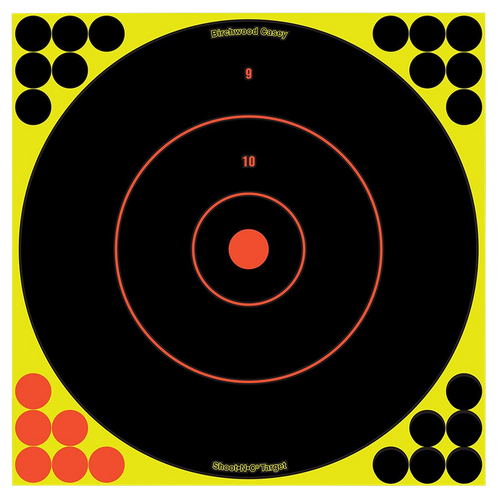 Birchwood Casey Shoot-N-C Reactive Target 12" Bullseye 50 Pack