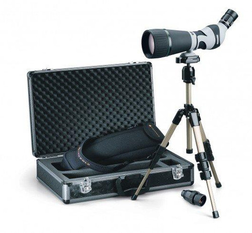 REFURBISHED Leupold Kenai 30x 25-60x80mm HD Angled Spotting Scope Kit - Gray/Black NO CASE INCLUDED
