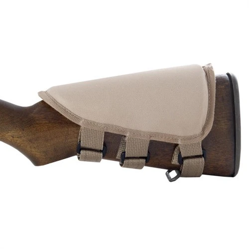 STRAP-ON CHEEK PIECE TAN NYLON