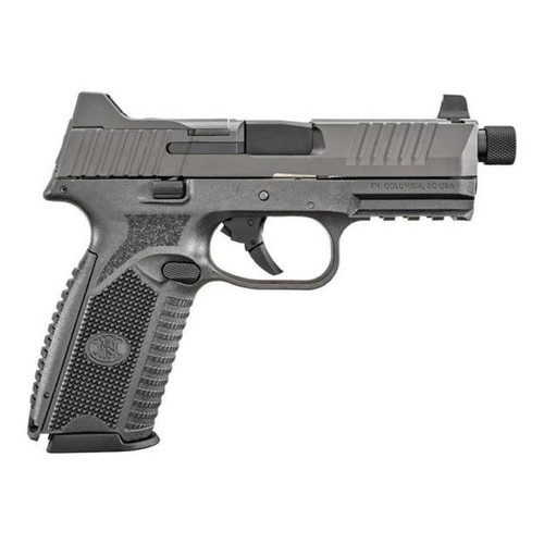 FN 509 Tactical 9mm Luger Pistol 4.5" Threaded Barrel 17+24 Rounds Tungsten Gray