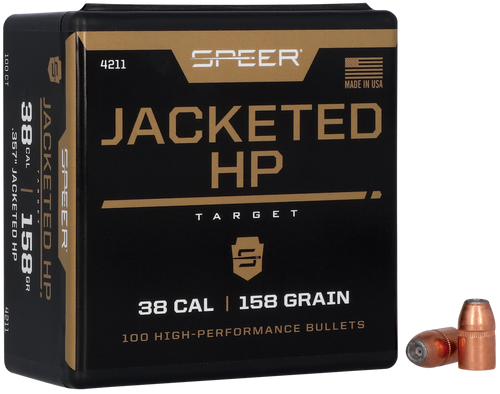 Speer 38 Special/357 Magnum Ammo 158 Grain Jacketed Hollow Point Box of 100