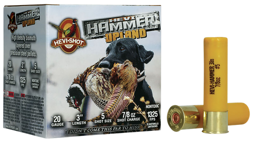 Hevi-Shot HEVI-Hammer Upland 20 Gauge Ammo 3" #5 Shot 7/8 oz Box of 25