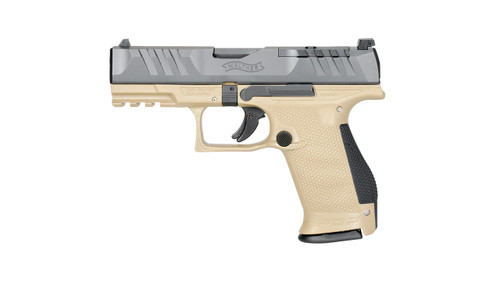 Walther PDP 9mm Semi-Automatic Pistol 4" Black/Tan