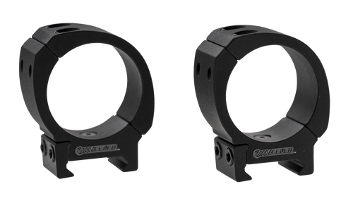 Wheeler Sporter Bi-Weaver 30mm Scope Rings Black Low