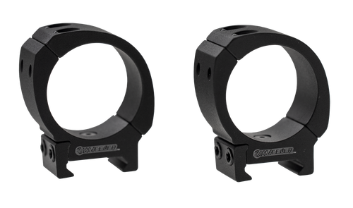 Wheeler Sporter Bi-Weaver 30mm Scope Rings Black Low