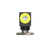 Night Fision Tritium Front Sight Glock Green Tritium with Yellow Outline