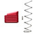 Backup Tactical Glock 19/23 Magazine Extension +5 Rounds Red